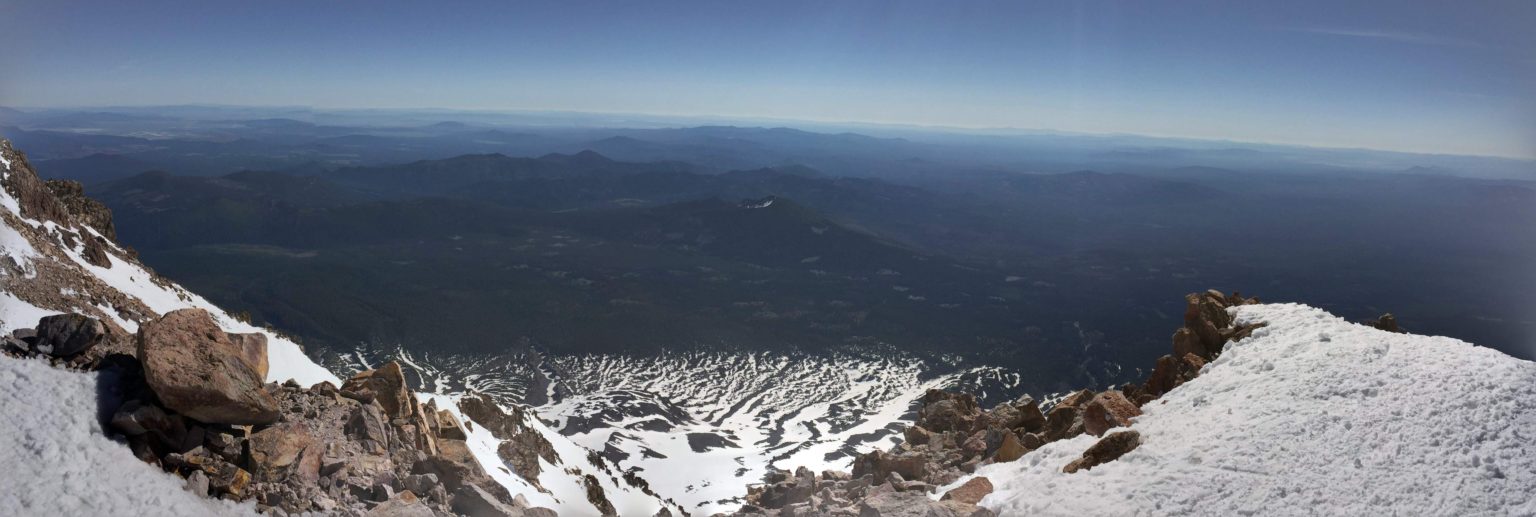 Mt Shasta summit view