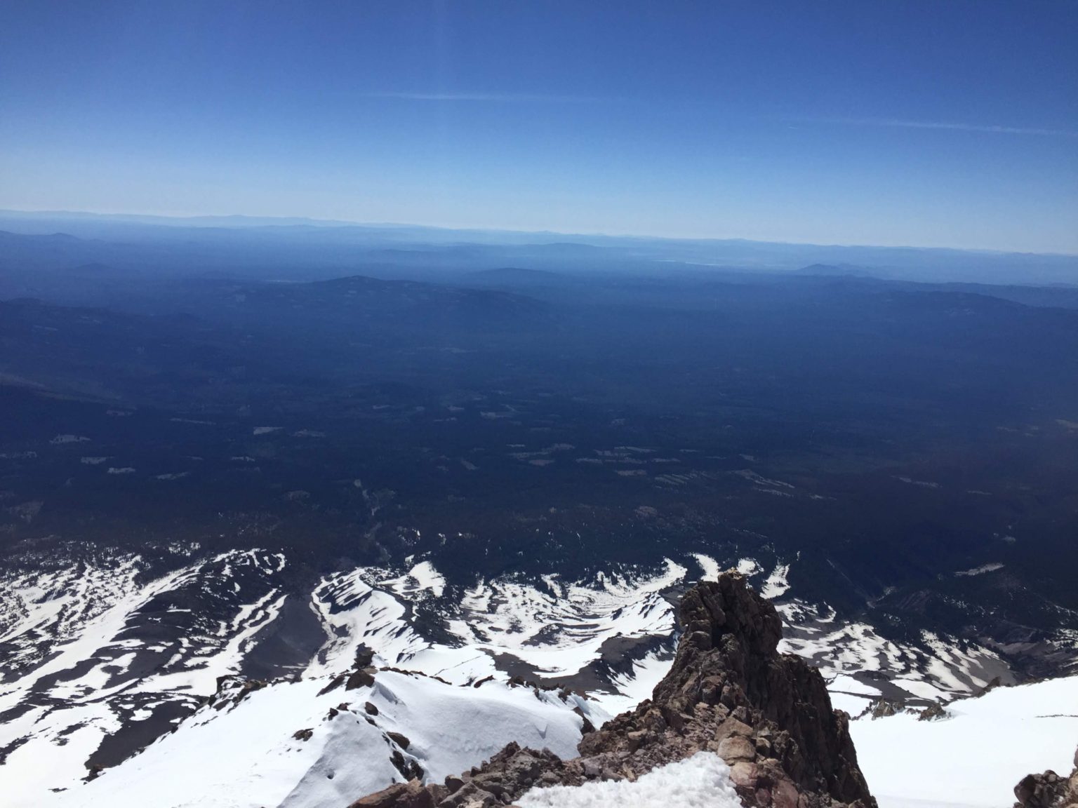 Mt Shasta summit view