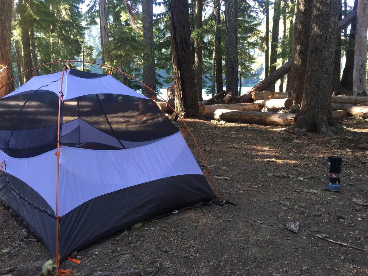 Lower Twin Lake campsite